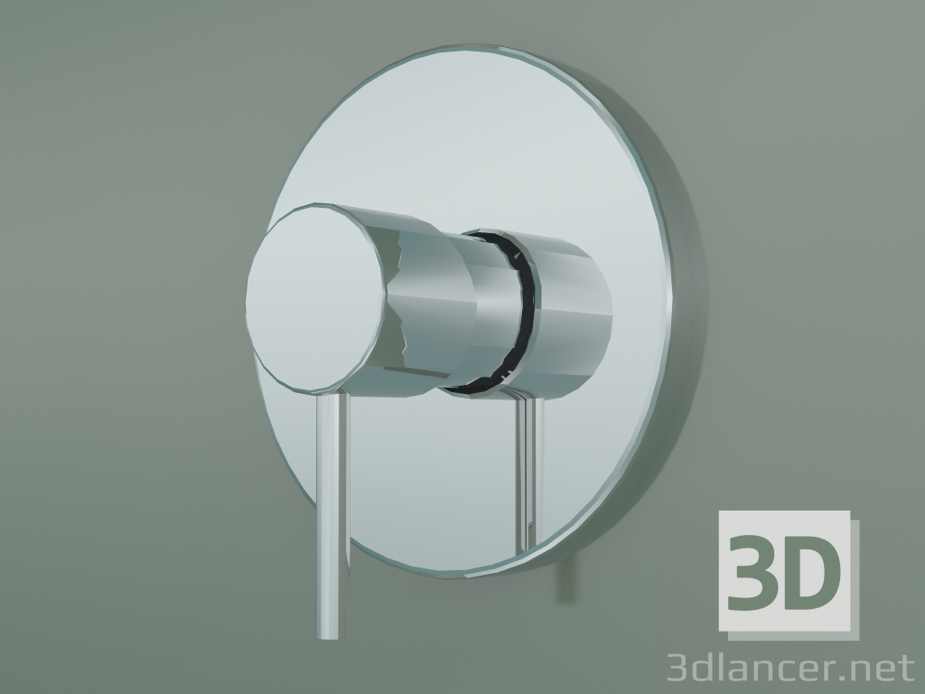 Modelo 3d Misturador monocomando de duche (10616000) - preview