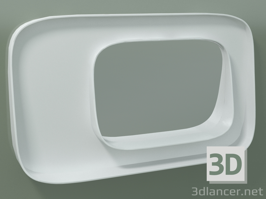 3d model Mirror with shelf (dx, L 80, H 48 cm) - preview