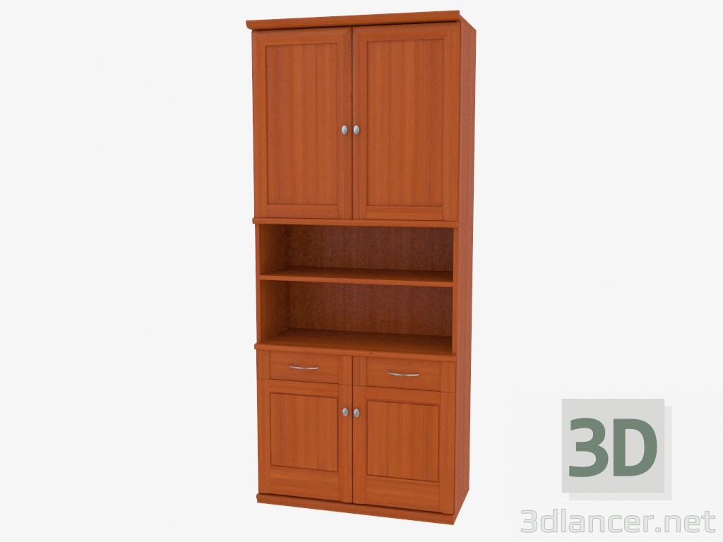 modello 3D Libreria (9728-01) - anteprima