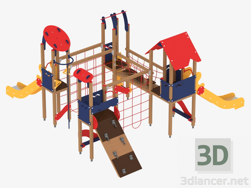 Modelo 3d Complexos de recreação infantil (1405) - preview