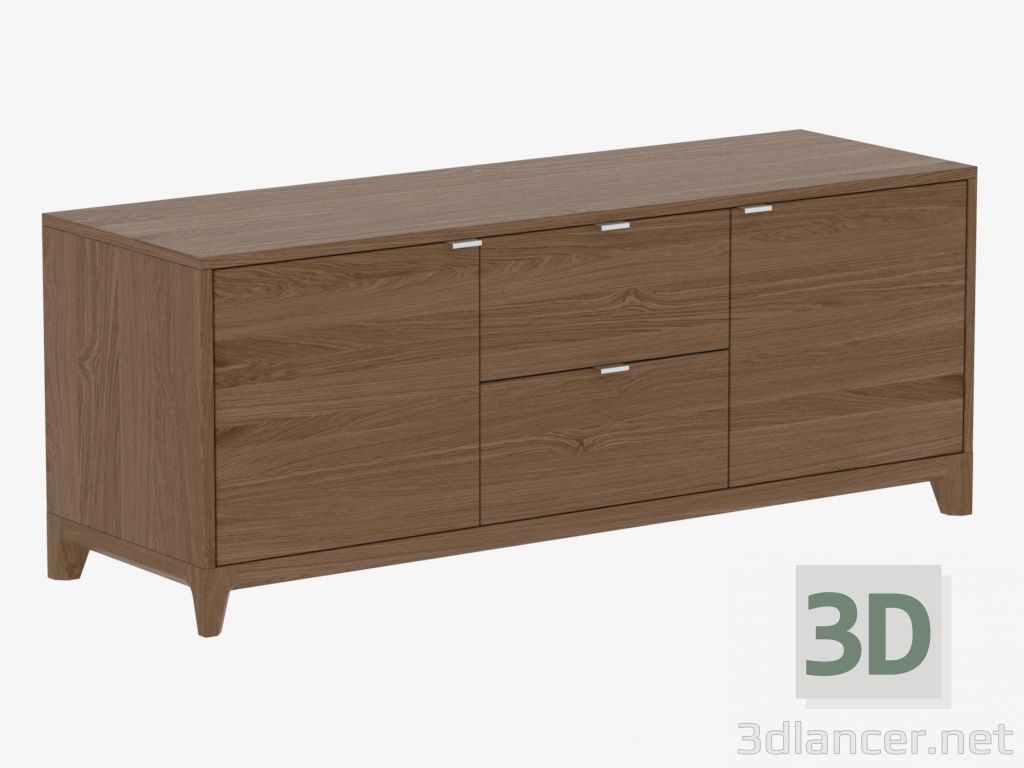 3D Modell Bordstein unter TV No. 1 CASE (IDC024101000) - Vorschau