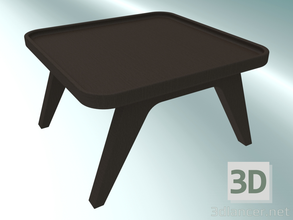 3D modeli Sehpa (S2 ahşap, 600x350x600 mm) - önizleme