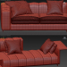 3D Freeman Sofa Minotti tarafından modeli satın - render