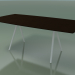 Modelo 3d Mesa em forma de sabão 5420 (H 74 - 100x200 cm, pernas 150 °, folheada L21 wenge, V12) - preview