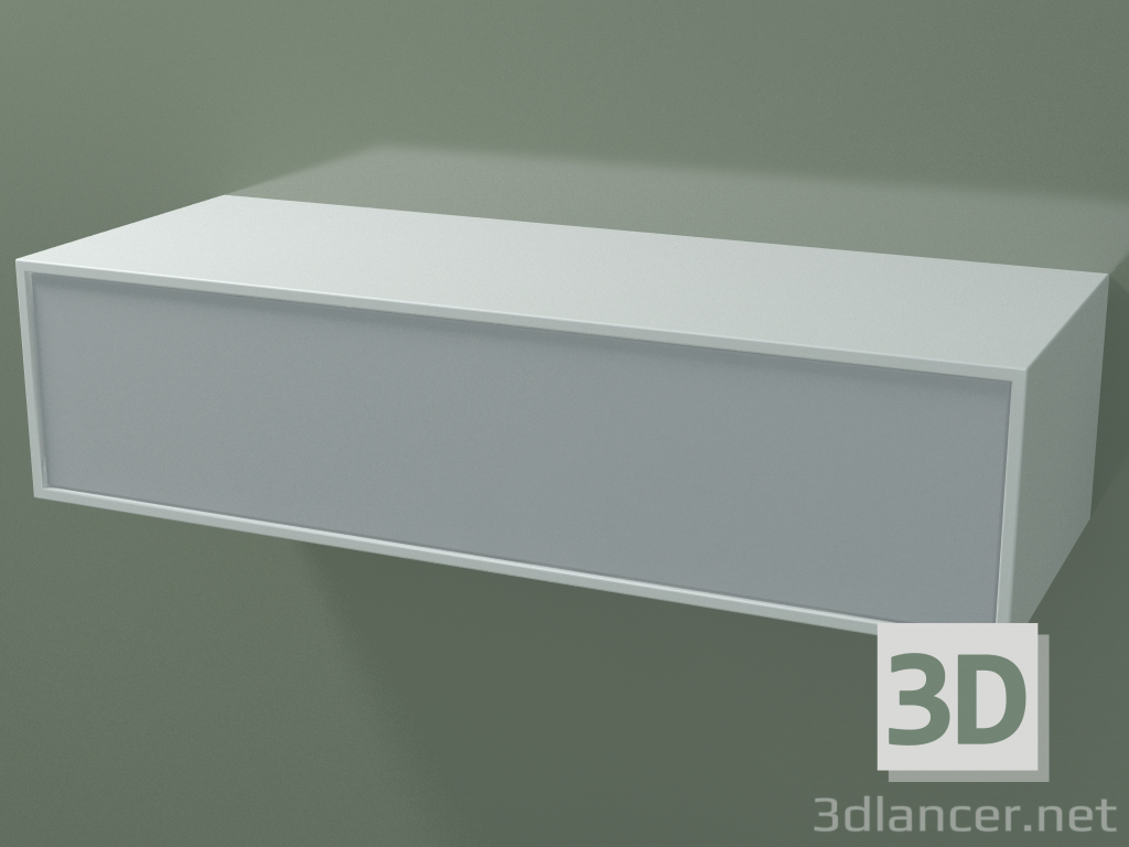 3d model Caja (8AUDAA01, Glacier White C01, HPL P03, L 96, P 36, H 24 cm) - vista previa