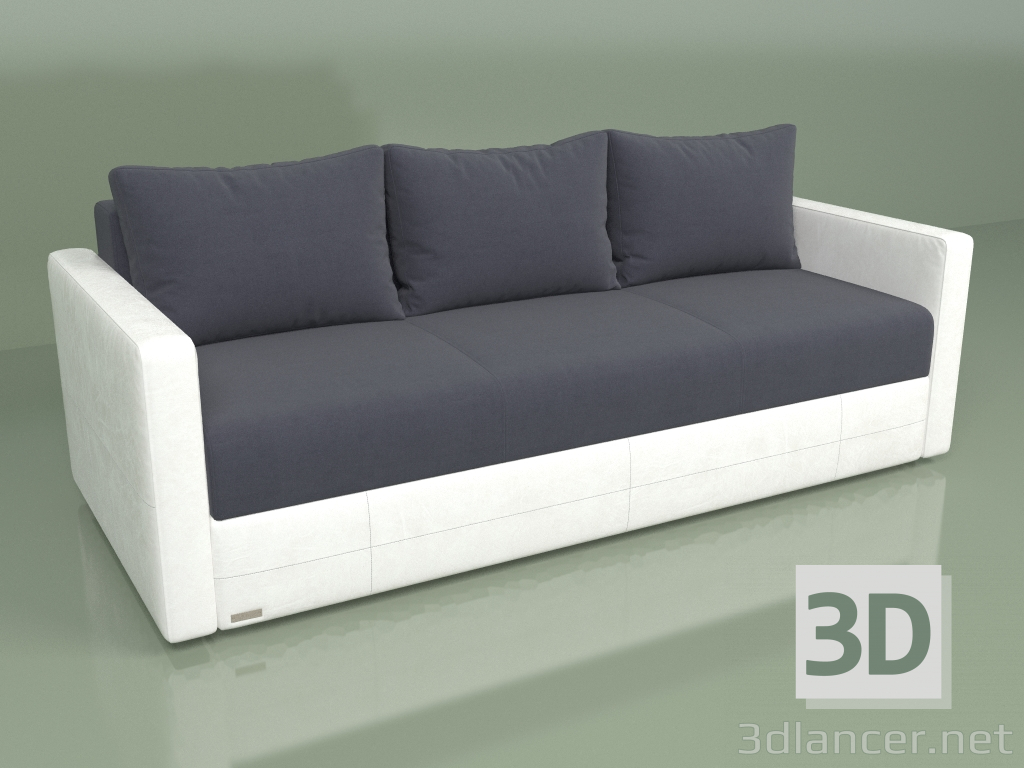 3D Modell Dreibettsofa Milan - Vorschau