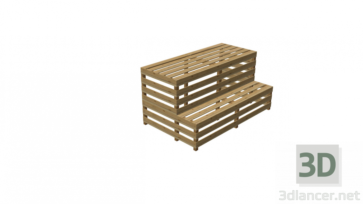 3d model Bath shelves - preview