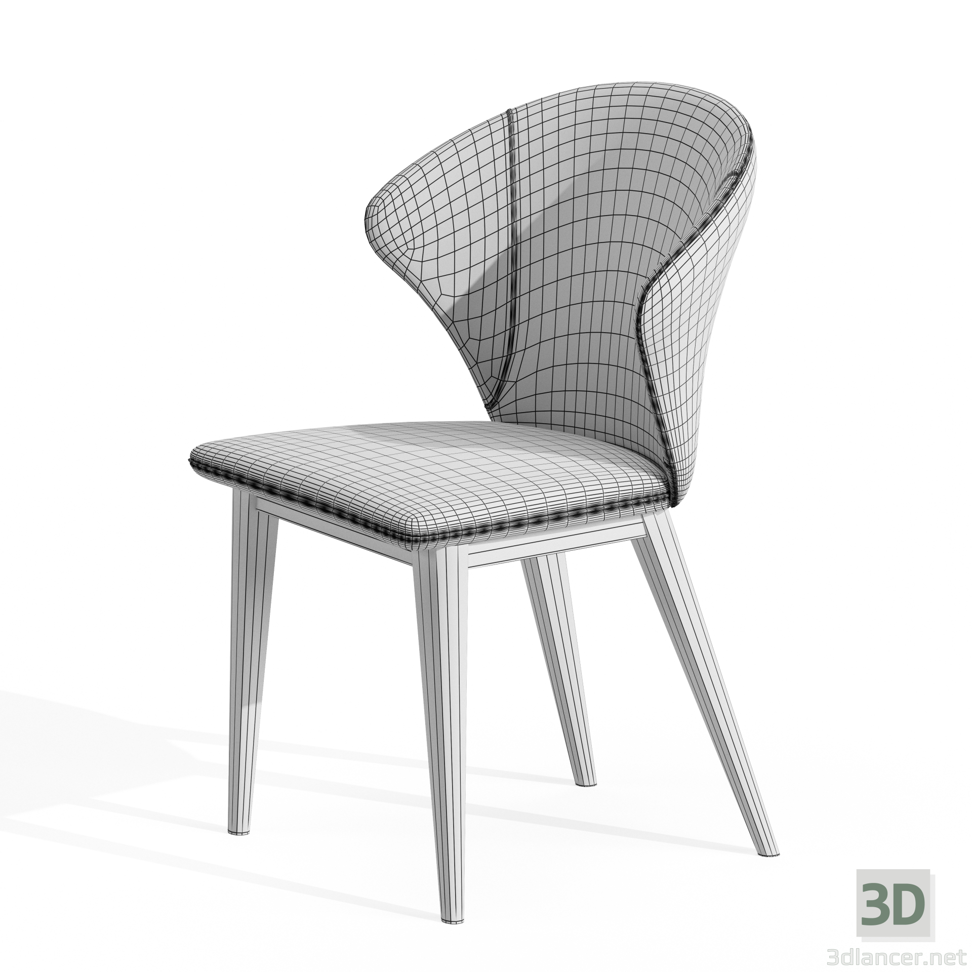 Spinea Pizarra Blanca y Gris 3D modelo Compro - render