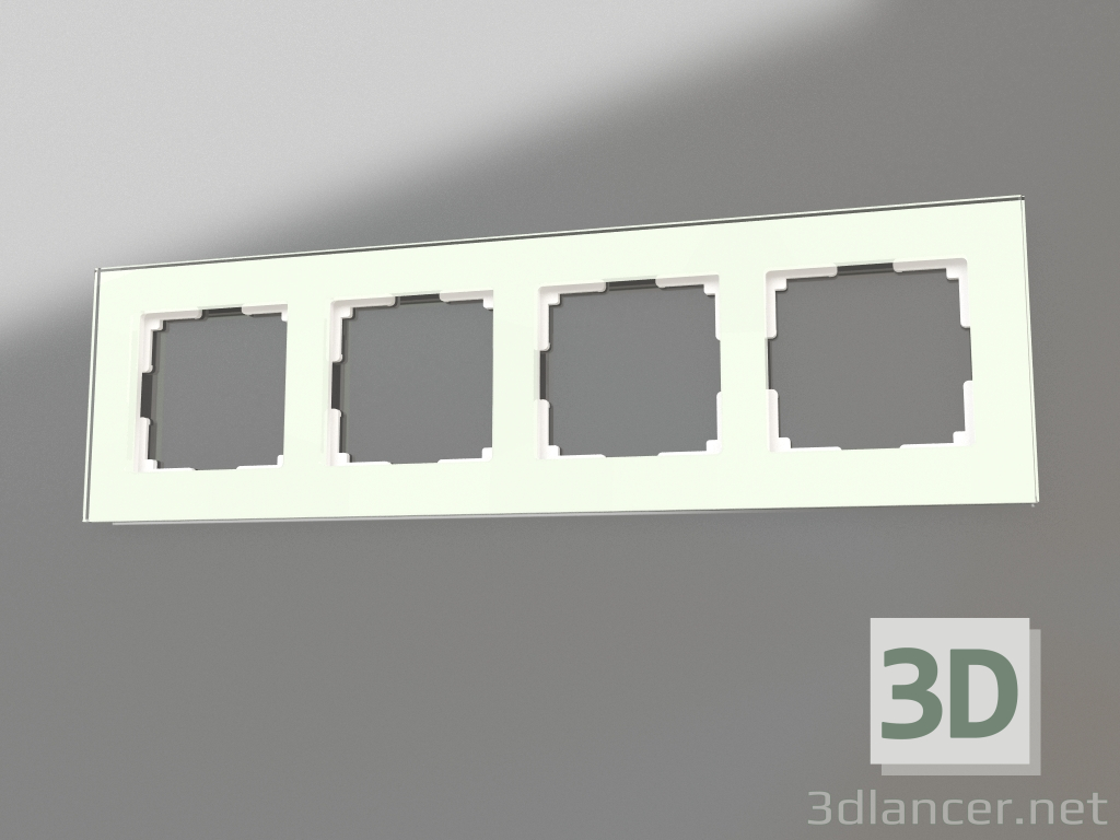 3d model Frame for 4 posts Favorit (natural glass) - preview