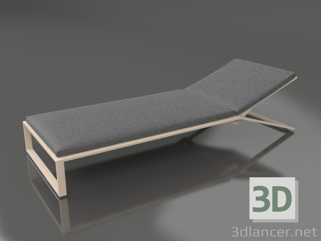 3D modeli Şezlong (Kum) - önizleme