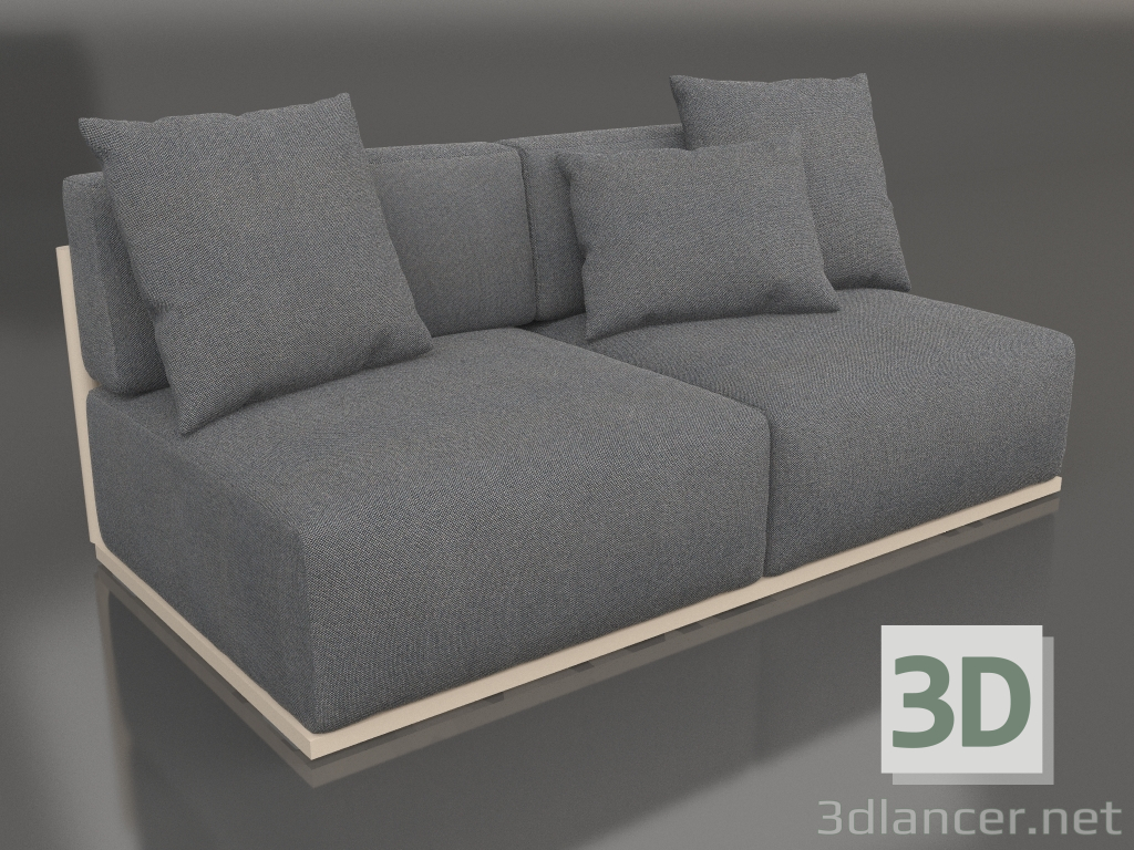 3d model Módulo sofá sección 4 (Arena) - vista previa