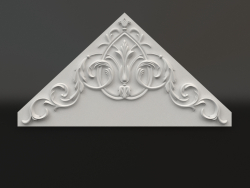 Decorative plaster element DE 042 (264x498)