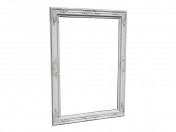 Mirror Barock Shining White 104x74