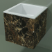 3d model Wall-mounted washbasin (02R112101, Emperador M06, L 36, P 36, H 36 cm) - preview