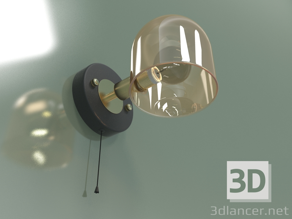 3d model Aplique 70103-1 (bronce-negro) - vista previa