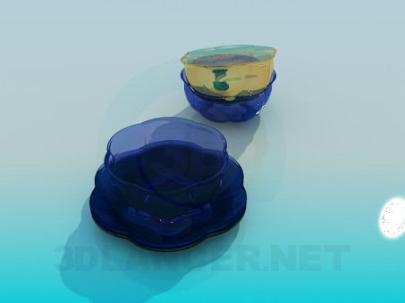 3d модель Салатниці – превью