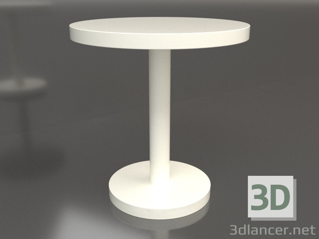 3d model Mesa de comedor DT 012 (D=700x750, color plástico blanco) - vista previa