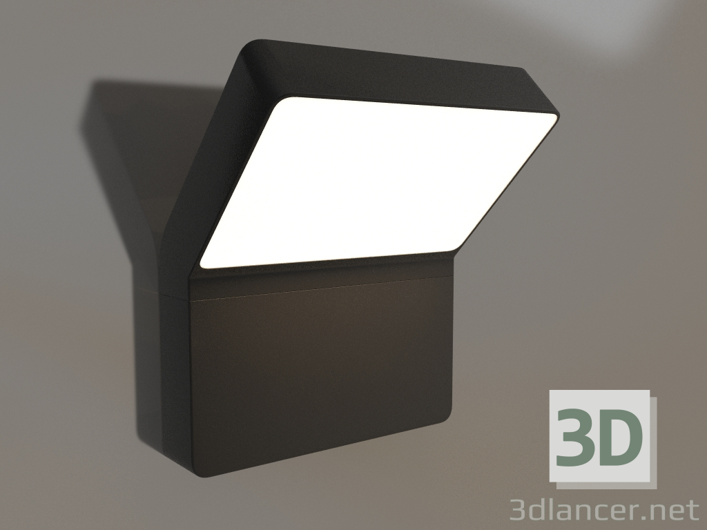 3d model Lámpara LGD-ECRAN-WALL-9W Warm3000 (GR, 108 grados, 230V) - vista previa