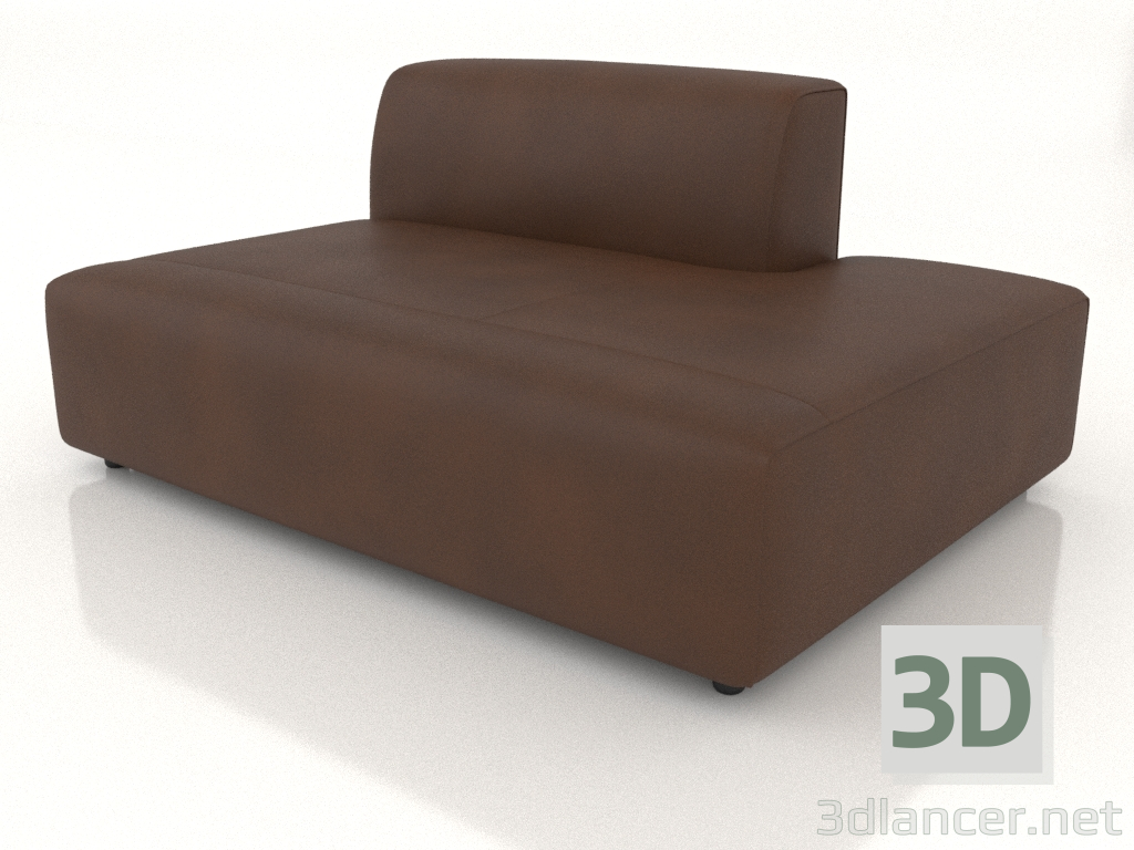 3d model Módulo sofá 153 individual extendido hacia la izquierda - vista previa