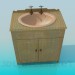 3d model Vintage wash basin - preview