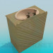 3d model Vintage wash basin - preview