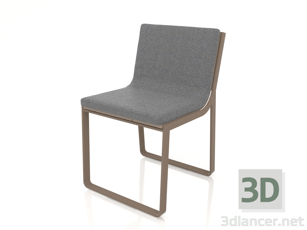 3d model Silla de comedor (Bronce) - vista previa