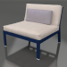 3d model Sofa module, section 3 (Night blue) - preview