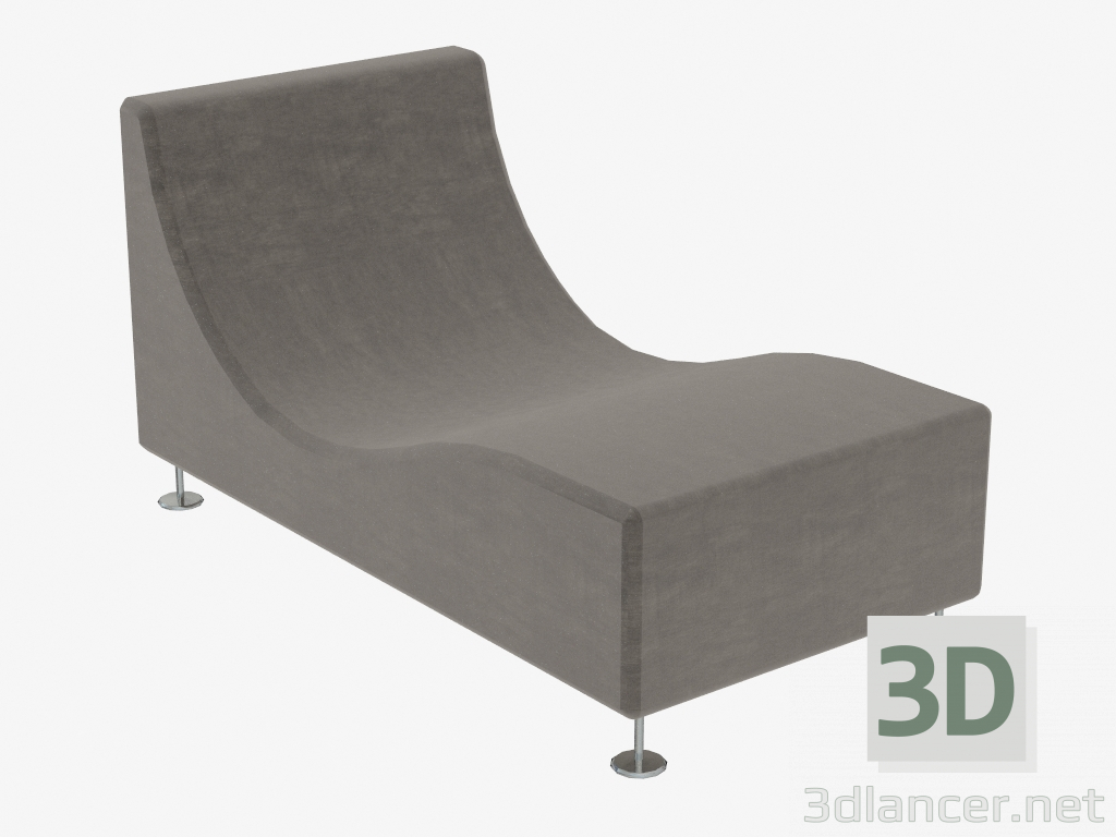 3d модель Шезлонг Three Sofa (TSA4) – превью