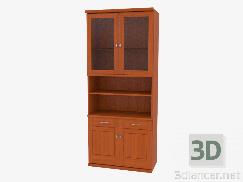 3d model Bookcase (9728-11) - preview