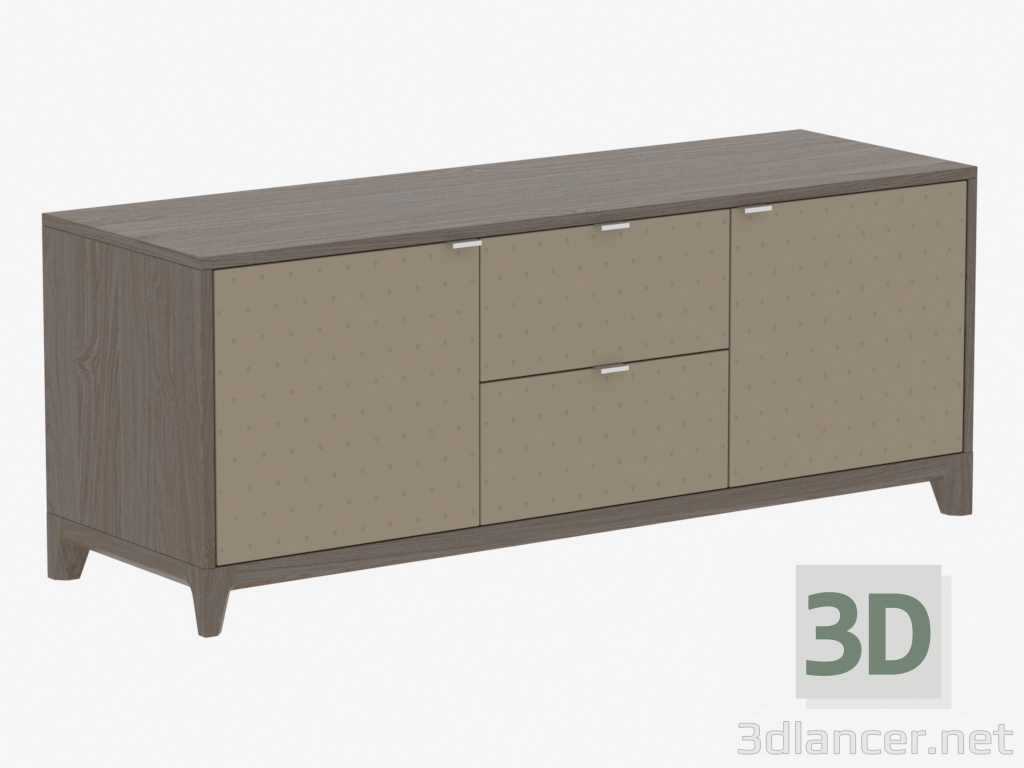 3D Modell Bordstein unter TV No. 1 CASE (IDC0240071210) - Vorschau