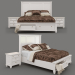 3d Bed Prentice model buy - render