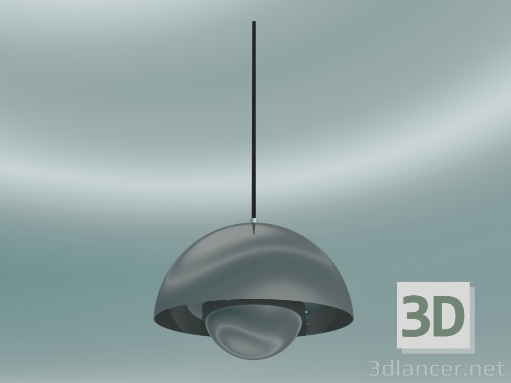 3d model Pendant lamp Flowerpot (VP1, Ø23cm, H 16cm, Polished Stainless Steel) - preview