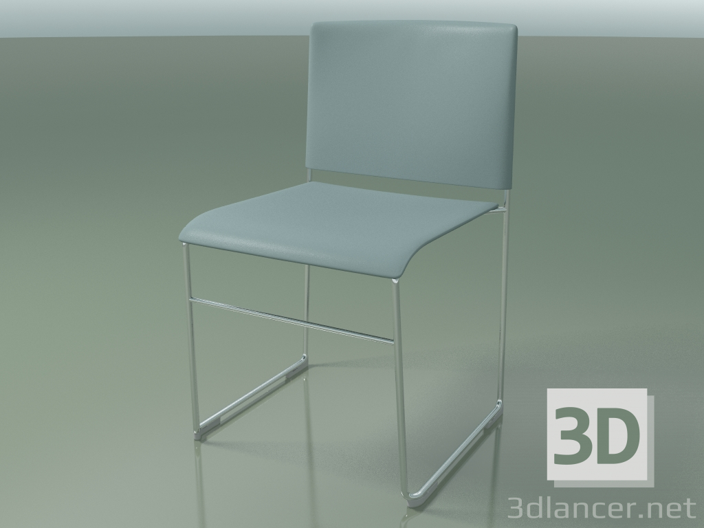 3d модель Стул стекируемый 6600 (polypropylene Petrol, CRO) – превью