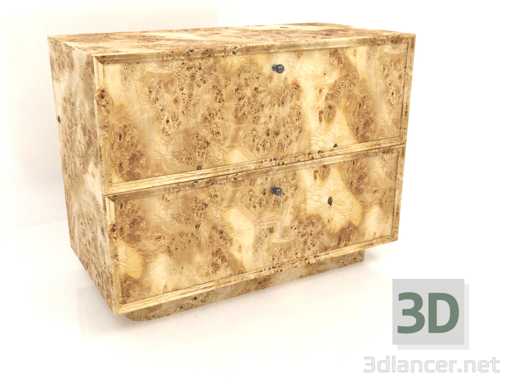 3D Modell Schrank TM 15 (800x400x621, Furnierholzmaßstab) - Vorschau