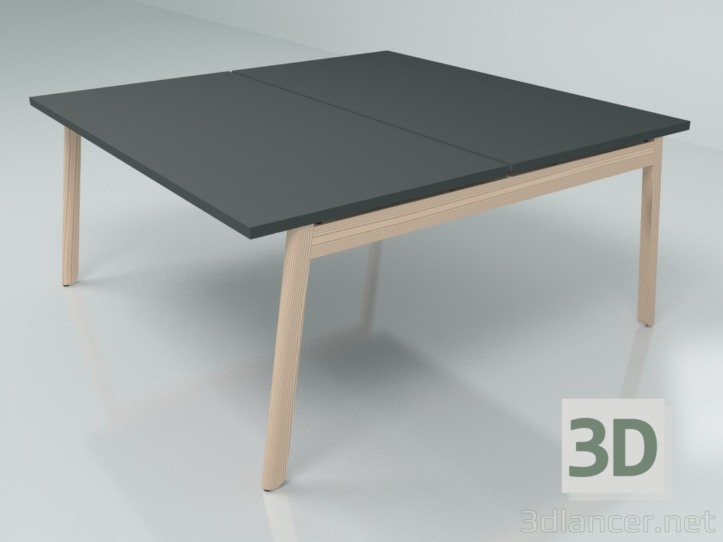 3d модель Стол рабочий Ogi B Bench BOB34 (1600x1610) – превью