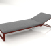 3d model Deckchair (Wine red) - preview