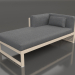 3d model Modular sofa, section 2 left (Sand) - preview