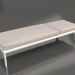 3D Modell Chaiselongue mit Rollen (Achatgrau) - Vorschau