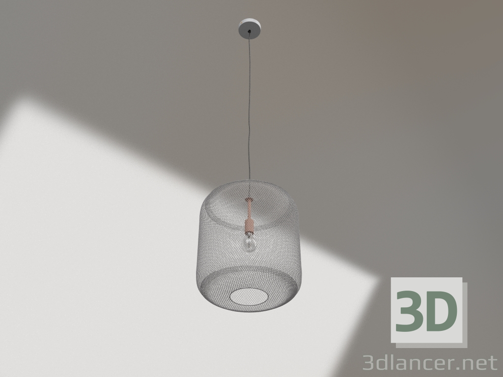 modello 3D Lampada a sospensione in rete - anteprima