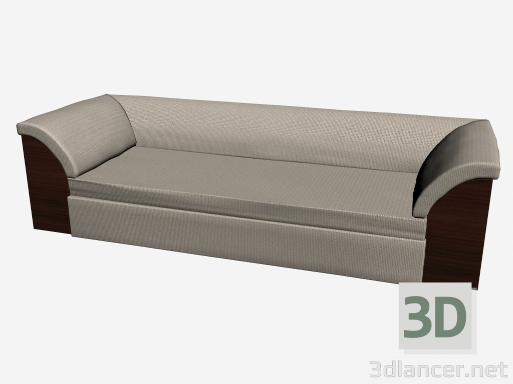 modello 3D Divano triplo Beethoven - anteprima