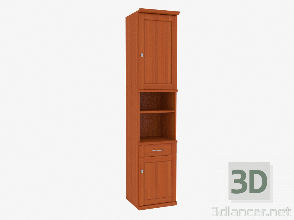 3d model The bookcase is narrow (9731-01) - preview