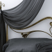 3d Art Nouveau Style Bed model buy - render