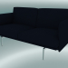 3D Modell Umriss-Studio-Sofa (Vidar 554, Aluminium poliert) - Vorschau