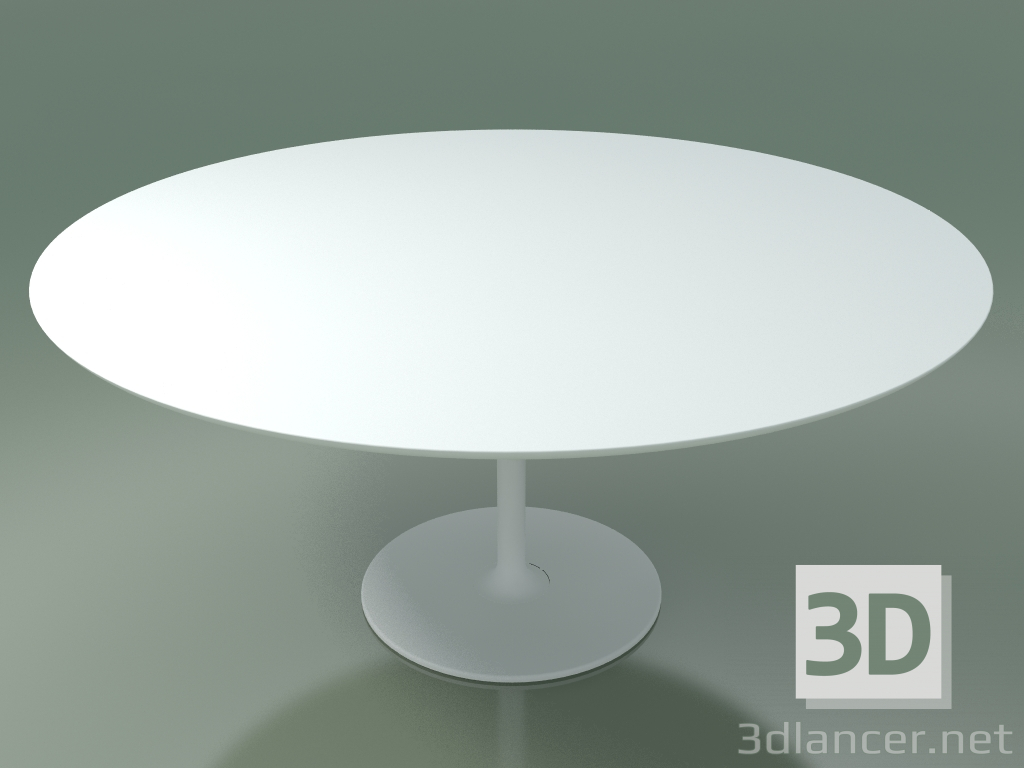 3d model Mesa redonda 0691 (H 74 - D 160 cm, M02, V12) - vista previa