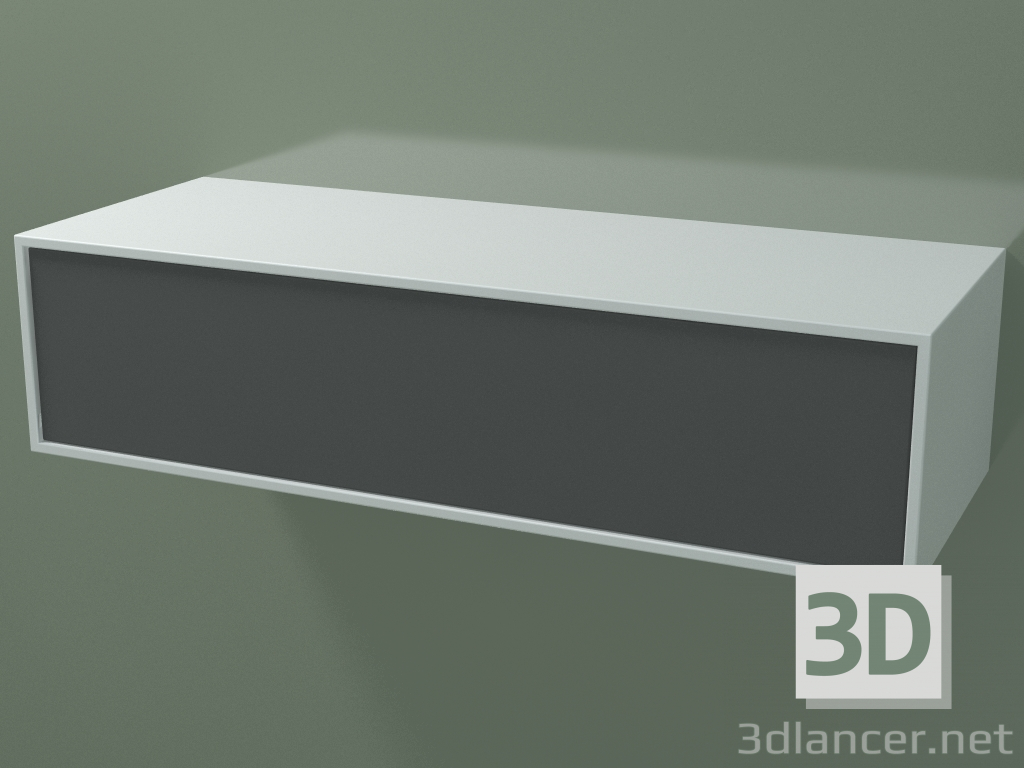 3d model Caja (8AUDAA01, Glacier White C01, HPL P05, L 96, P 36, H 24 cm) - vista previa