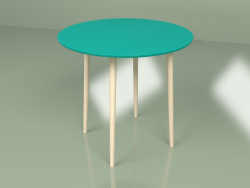 Mesa central Sputnik 80 cm (turquesa)