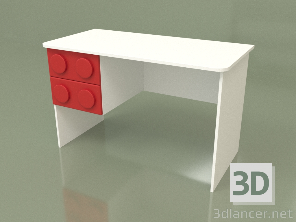 Modelo 3d Escrivaninha esquerda (Chili) - preview