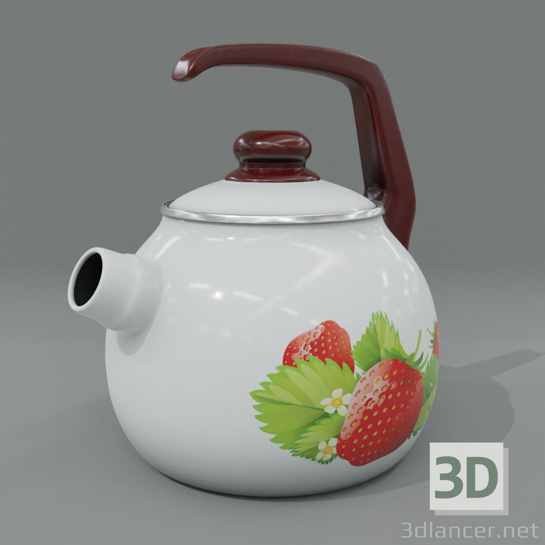 3d Kettle model buy - render