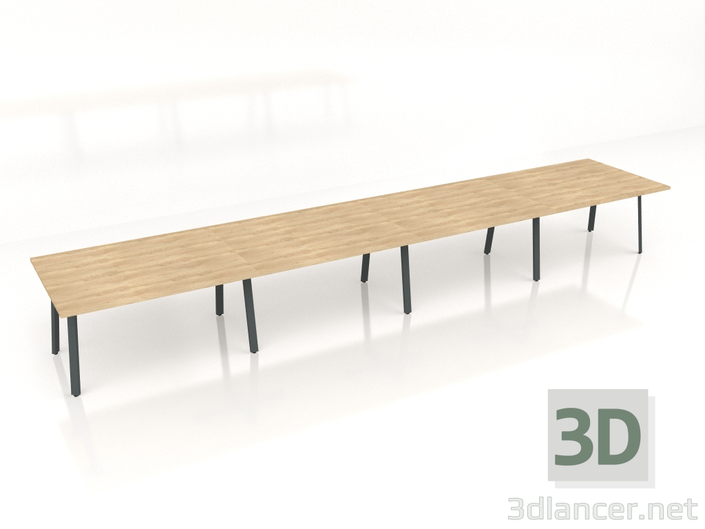 3d model Conference table Ogi A PLK14LK+2XPLF14S+PLF14PK (5600x1100) - preview