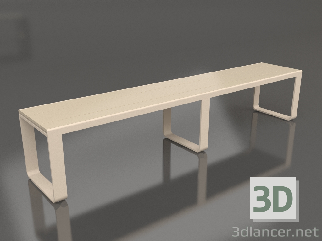 modello 3D Panca 210 (Sabbia) - anteprima